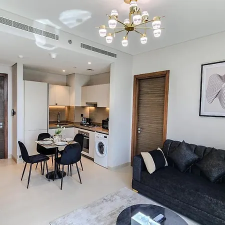 Stay By Latinem Luxury 1Br Plus Study Holiday Home Cv B112 Near Burj Khalifa Dubai Exterior foto